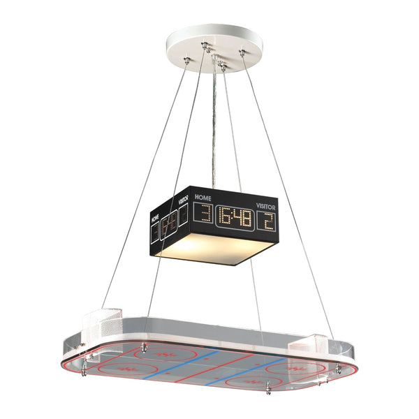 Atlas Novelty 22" Wide 2-Light Linear Chandelier - Whimsical Satin Nickel Design for Playful Spaces CL12364-NK