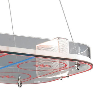 Atlas Novelty 22" Wide 2-Light Linear Chandelier - Whimsical Satin Nickel Design for Playful Spaces CL12364-NK