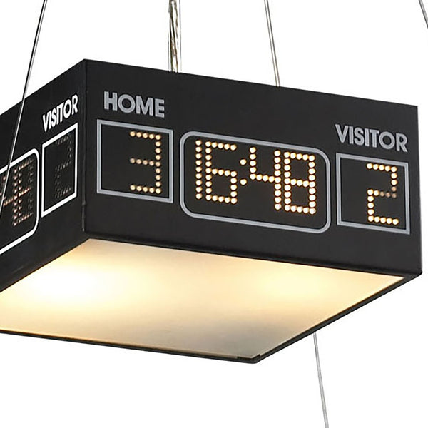 Atlas Novelty 22" Wide 2-Light Linear Chandelier - Whimsical Satin Nickel Design for Playful Spaces CL12364-NK