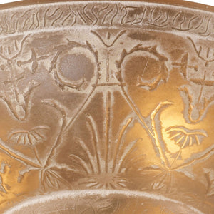 Atlas Restoration 12" Wide 3-Light Semi Flush Mount - Antique Golden Bronze for Timeless Elegance in Any Space CL12397-BZ