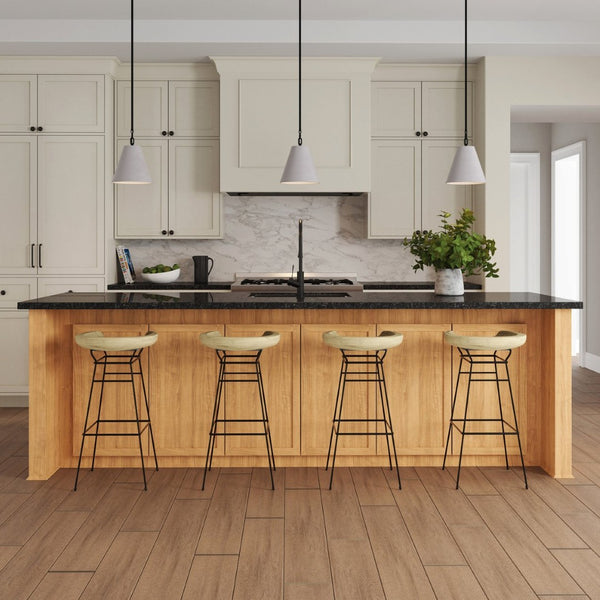 Atlas Rydell 9'' Wide Mini Pendant Light - Stylish Angled Shade for Cozy Illumination in Any Space Matte Black and Parchment CL12420-BK