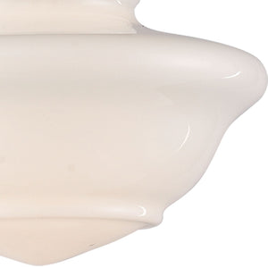 Atlas Schoolhouse 8'' Wide Mini Pendant Light - Vintage Oiled Bronze with Fluted Glass Shade for Timeless Style CL12423-BZ