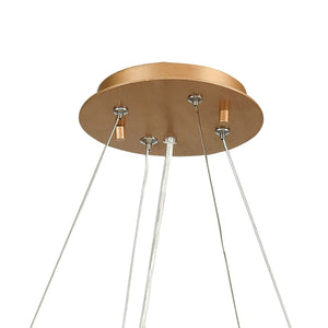 Atlas Seneca Falls 34'' Wide 8-Light Chandelier - Modern Matte Gold Design with Cascading Crystal Elegance CL12429-GD