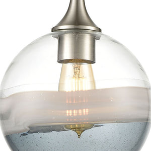Atlas Sutter Creek 8" Wide Modern Pendant Light - Satin Nickel, Stylish Illumination for Home & Office CL12451-NK