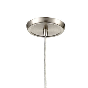 Atlas Sutter Creek 8" Wide Modern Pendant Light - Satin Nickel, Stylish Illumination for Home & Office CL12451-NK