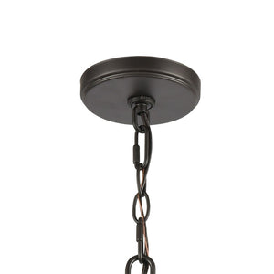 Atlas Talia 6-Light Chandelier - Modern Dual-Ring Design with Candle-Style Elegance for Timeless Interiors Oil Rubbed Bronze 29'' CL12458-BZ