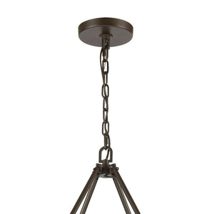 Atlas Transitions 36'' Wide 8-Light Chandelier - Elegant Oil Rubbed Bronze Design for Stylish Interiors CL12468-BZ