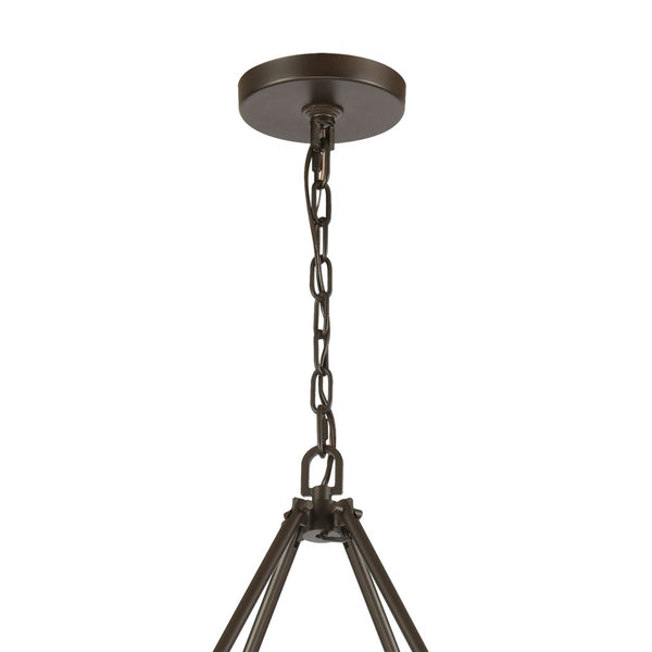Atlas Transitions 36'' Wide 8-Light Chandelier - Elegant Oil Rubbed Bronze Design for Stylish Interiors CL12468-BZ