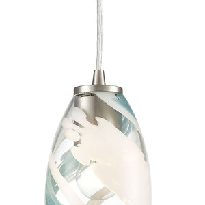 Atlas Turbulence 5" Wide 1-Light Pendant - Sleek Satin Nickel Fixture for Modern Task & Ambient Lighting CL12473-NK