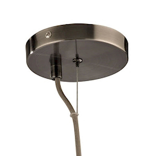 Atlas Urban Form 12'' Wide Mini Pendant Light – Weathered Grey Concrete & Black Nickel, Modern Industrial Style CL12477-GY