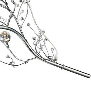 Atlas Viviana 40'' Wide 10-Light Chandelier - Contemporary Polished Chrome with Crystal Accents for Elegance CL12489-CH