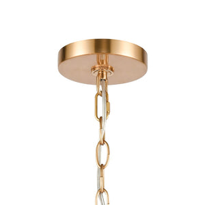 Atlas Wellsley 18" 3-Light Chandelier - Elegant Burnished Brass Fixture for Dining & Living Spaces CL12498-BS