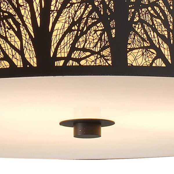 Atlas Woodland Sunrise 24'' Wide 5-Light Chandelier - Rustic Elegance with Aged Bronze & Amber Glow CL12516-BZ