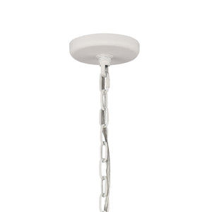 Atlas Continuance Modern 30'' Wide 6-Light Chandelier in Elegant White Coral for Stylish Room Ambiance CL12524-WH