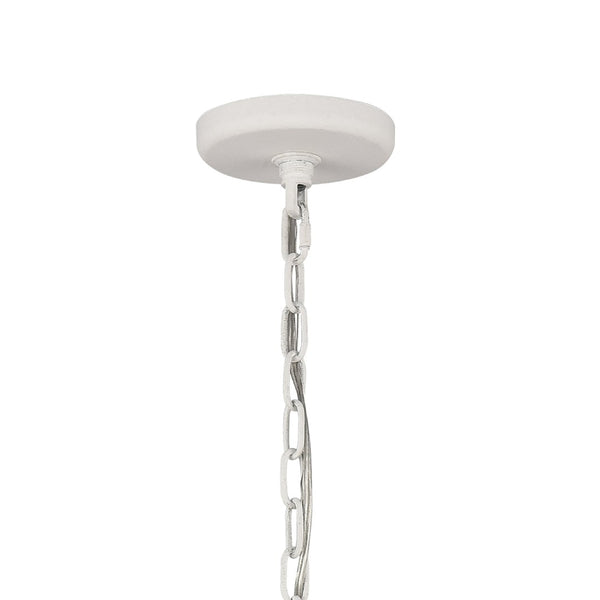Atlas Continuance Modern 30'' Wide 6-Light Chandelier in Elegant White Coral for Stylish Room Ambiance CL12524-WH