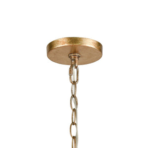 Atlas Katania 30'' Wide 9-Light Chandelier - Antique Gold Elegance for Dining Rooms & Entryways CL12533-GD