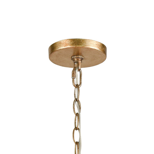 Atlas Katania 30'' Wide 9-Light Chandelier - Antique Gold Elegance for Dining Rooms & Entryways CL12533-GD