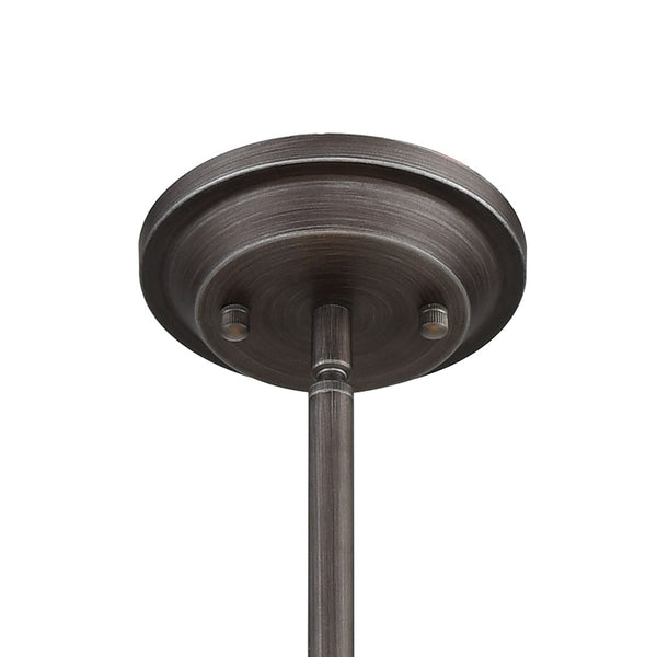 Atlas Rosslyn 22'' Wide 6-Light Chandelier - Mid-Century Modern Design with Weathered Zinc and Crystals CL12537-GY