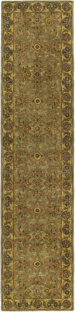 Safavieh Cl324 Hand Tufted  Rug Light Green / Gold CL324A-4R