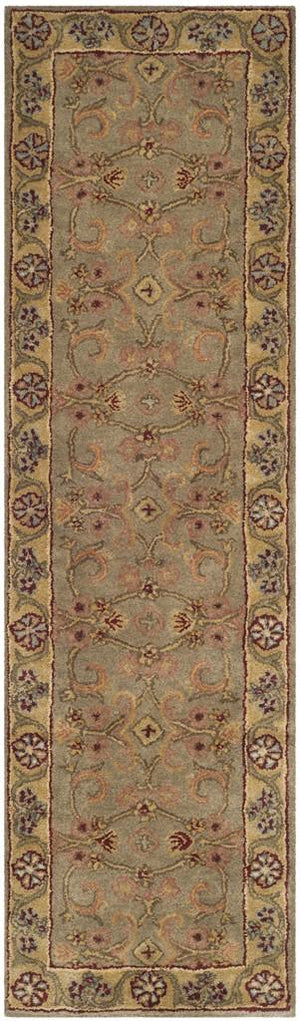 Safavieh Cl324 Hand Tufted  Rug Light Green / Gold CL324A-4R