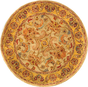 Safavieh Cl324 Hand Tufted  Rug Light Green / Gold CL324A-4R