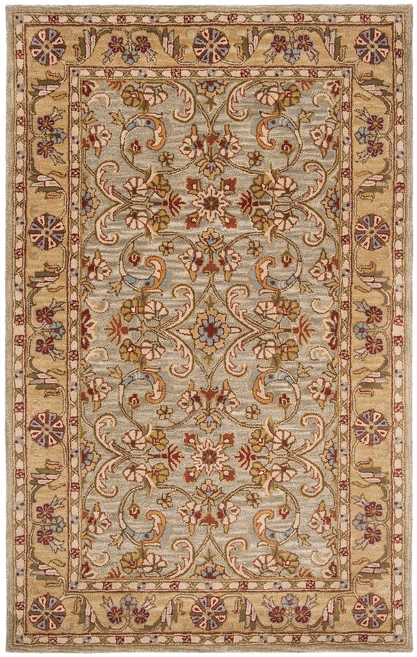 Safavieh Cl324 Hand Tufted  Rug Light Green / Gold CL324A-4R