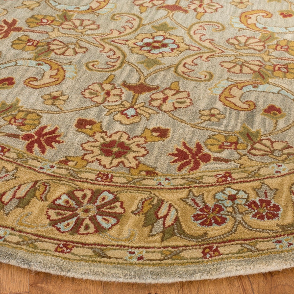 Safavieh Cl324 Hand Tufted  Rug Light Green / Gold CL324A-4R