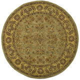 Safavieh Cl324 Hand Tufted  Rug Light Green / Gold CL324A-4R