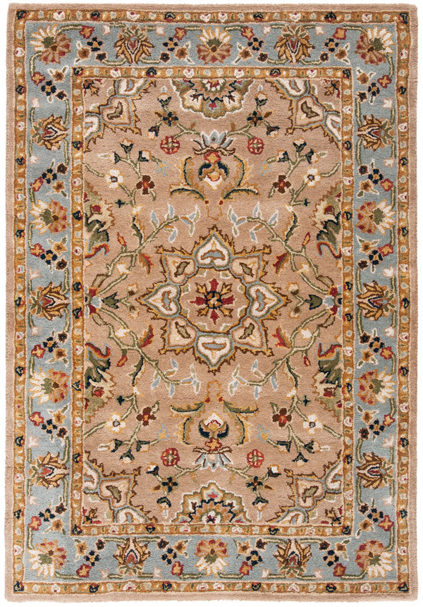 Safavieh Cl387 Hand Tufted  Rug Beige / Light Blue CL387A-4R