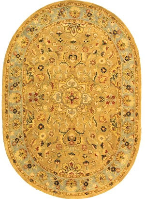 Safavieh Cl387 Hand Tufted  Rug Beige / Light Blue CL387A-4R