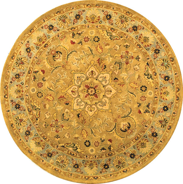 Safavieh Cl387 Hand Tufted  Rug Beige / Light Blue CL387A-4R