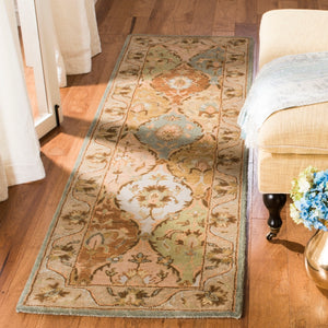 Cl388 Hand Tufted Wool Rug - Luxurious 6' Area Rug from India for Elegant Home Decor & Comfort