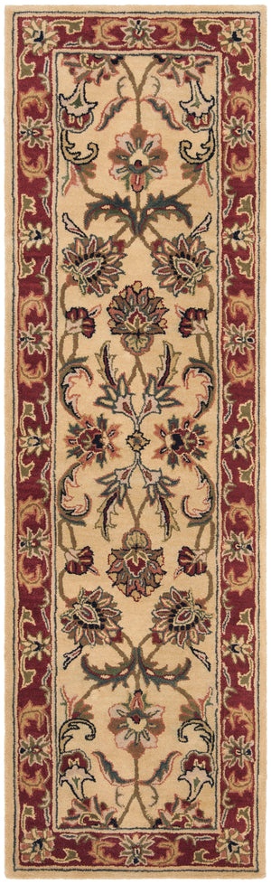 Safavieh Cl398 Hand Tufted  Rug Gold / Red CL398A-4R