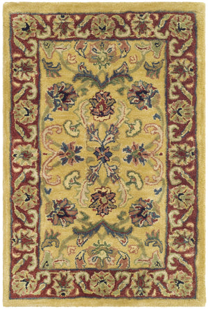 Safavieh Cl398 Hand Tufted  Rug Gold / Red CL398A-4R