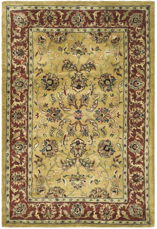 Safavieh Cl398 Hand Tufted  Rug Gold / Red CL398A-4R