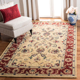 Safavieh Cl398 Hand Tufted  Rug Gold / Red CL398A-4R