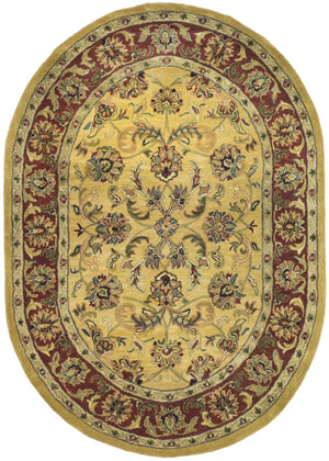 Safavieh Cl398 Hand Tufted  Rug Gold / Red CL398A-4R