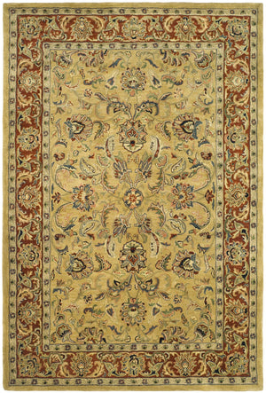 Safavieh Cl398 Hand Tufted  Rug Gold / Red CL398A-4R