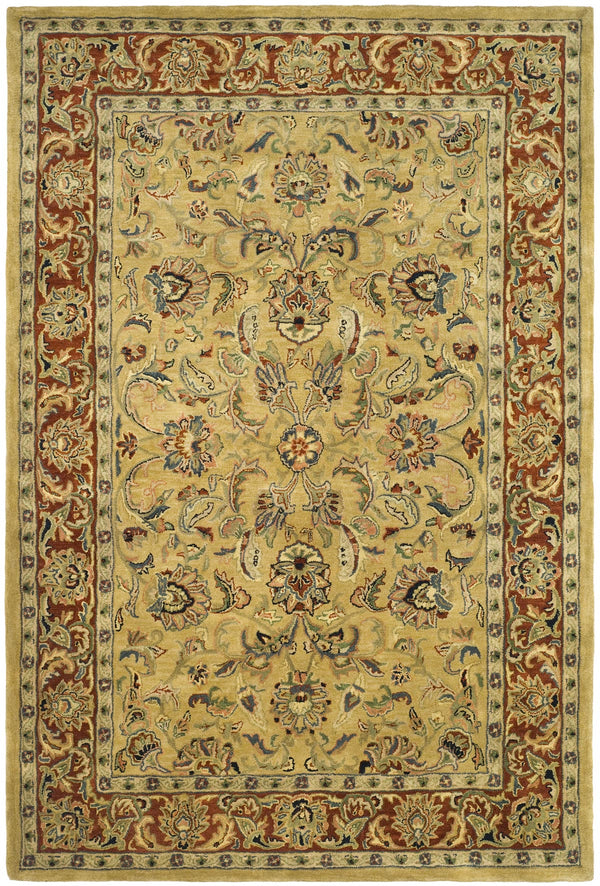 Safavieh Cl398 Hand Tufted  Rug Gold / Red CL398A-4R