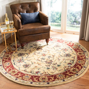 Safavieh Cl398 Hand Tufted  Rug Gold / Red CL398A-4R