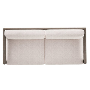 Bernhardt Bernhardt Montaigne Outdoor Sofa — 168"W Teak Frame, Plush Weather-Resistant Cushions, Transitional Style - Made to Order O3387B