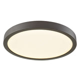 Titan 10'' Wide 1-Light Flush Mount - Oil Rubbed Bronze CL781231 Thomas