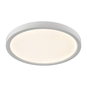 Titan 13'' Wide Integrated LED Round Flush Mount - White CL781334 Thomas