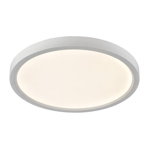 Titan 15'' Wide Integrated LED Round Flush Mount - White CL781434 Thomas