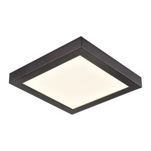 Titan 6'' Wide Integrated LED Square Flush Mount - Oil Rubbed Bronze CL791331 Thomas