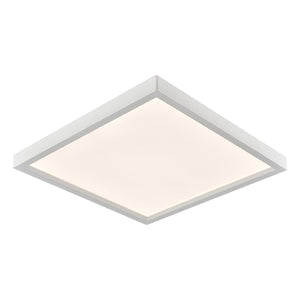 Titan 13'' Wide Integrated LED Square Flush Mount - White CL791634 Thomas