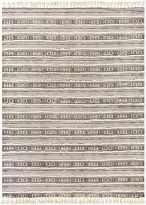 Surya Calisa Handmade 2'6" X 4' Cotton Rug - Elegant Global Design For Eclectic Home Decor & Charm Black Cotton Clc2302-264