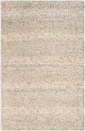 Livabliss Cloud Handwoven Wool Accent Rug Classic Pattern for Entryway Bathroom Bedside Decor Light Brown, Be 9' x 12' CLD2300-912