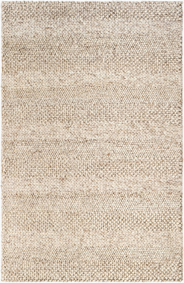 Livabliss Cloud Handwoven Wool Accent Rug Classic Pattern for Entryway Bathroom Bedside Decor Light Brown, Be 9' x 12' CLD2300-912