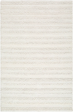 Livabliss Cloud Handwoven Pure Wool Bohemian Accent Rug Low Pile Global Pattern for Entryways Ivory, Light Gr 9' x 12' CLD2303-912